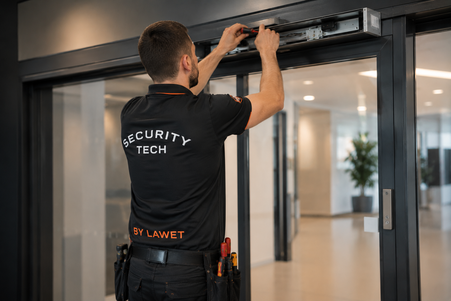 LAWET installation av dörrlås