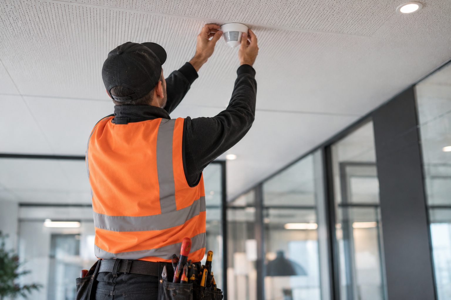 LAWET installation av larmdetektor i tak